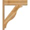 Ekena Millwork Funston Block Rough Sawn Outlooker, Western Red Cedar, 8"W x 30"D x 36"H OUT08X30X36FST05RWR - alternate 3